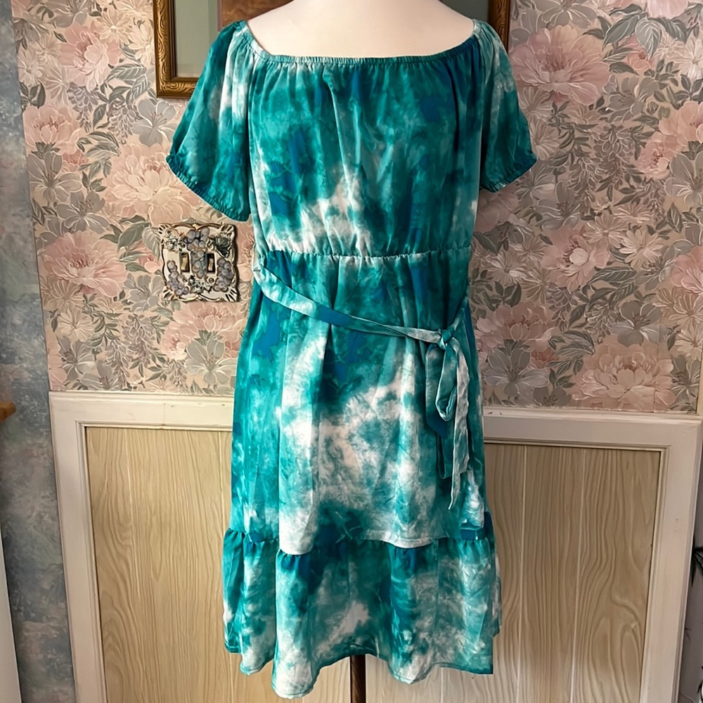 Blue dress